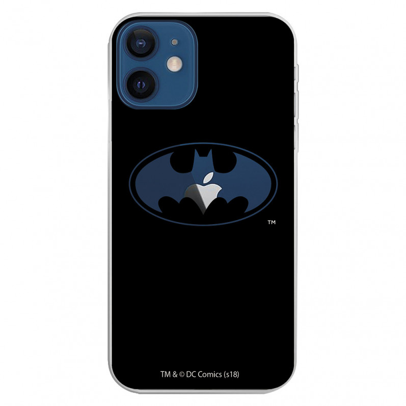 Funda para iPhone 12 Oficial de DC Comics Batman Logo Transparente - DC Comics