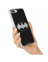 Funda para iPhone 12 Oficial de DC Comics Batman Logo Transparente - DC Comics