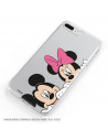 Funda para iPhone 12 Oficial de Disney Mickey y Minnie Asomados - Clásicos Disney