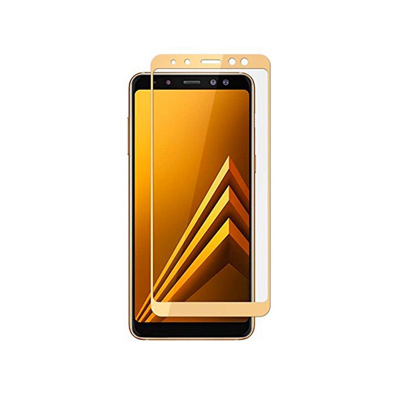 Cristal Templado Completo Oro para Samsung Galaxy A5 2018