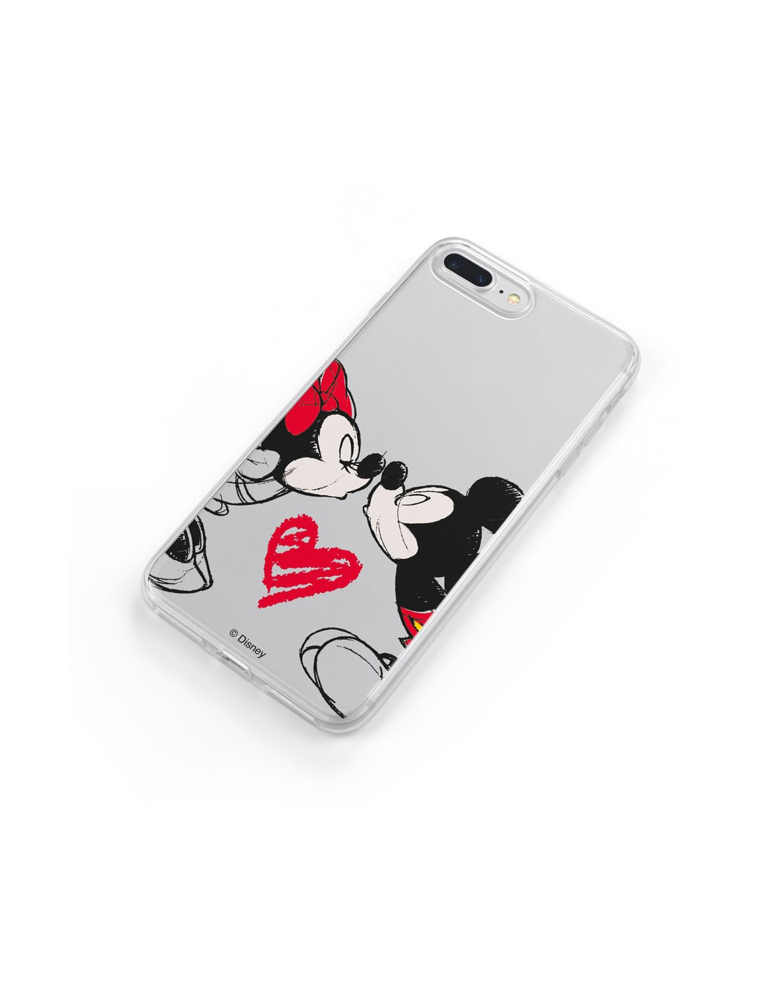Funda para Xiaomi Mi 10T Lite Oficial de Disney Mickey y Minnie Beso -  Clásicos Disney