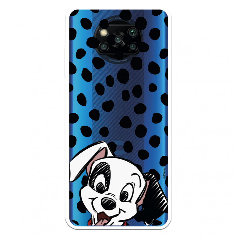 Funda para Xiaomi Poco X3 Oficial de Disney Cachorro Manchas - 101 Dálmatas