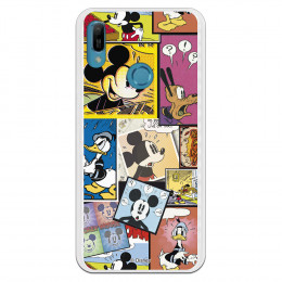 Funda para Huawei Y6S Oficial de Disney Mickey Comic - Clásicos Disney