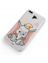 Funda para Huawei Y6S Oficial de Disney Dumbo Silueta Transparente - Dumbo