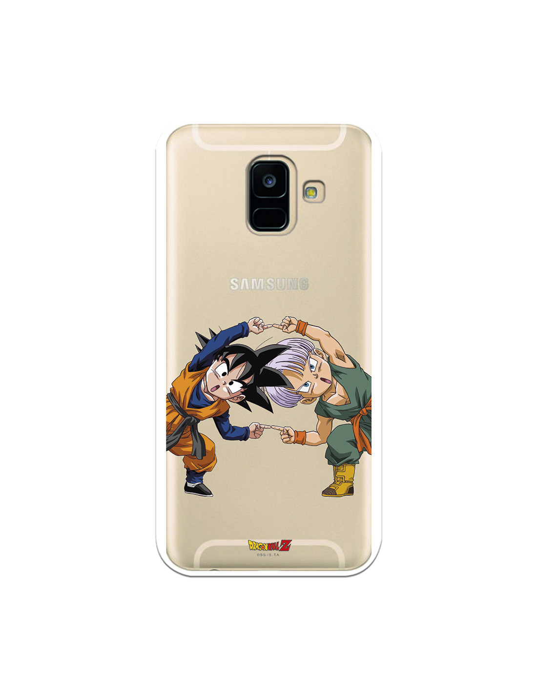 Funda para Samsung A6 2018 Oficial de Dragon Ball Goten y Trunks Fusión - Dragon Ball