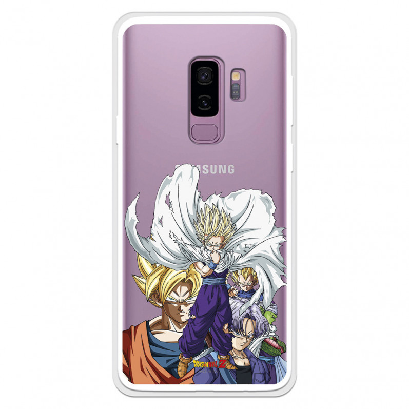 Funda para Samsung Galaxy S9 Plus Oficial de Dragon Ball Guerreros Saiyans - Dragon Ball