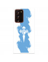 Funda para Samsung Galaxy Note 20 Ultra del Celta Escudo Trazo Azul - Licencia Oficial RC Celta