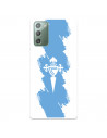 Funda para Samsung Galaxy Note 20 del Celta Escudo Trazo Azul - Licencia Oficial RC Celta