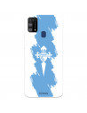 Funda para Samsung Galaxy M31 del Celta Escudo Trazo Azul - Licencia Oficial RC Celta