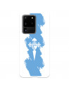 Funda para Samsung Galaxy S20 del Celta Escudo Trazo Azul - Licencia Oficial RC Celta