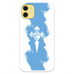 Funda para iPhone 11 del Celta Escudo Trazo Azul - Licencia Oficial RC Celta