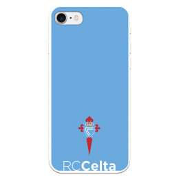 Funda para iPhone 7 del Celta Escudo Fondo Azul - Licencia Oficial RC Celta