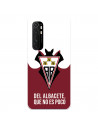 Funda para Xiaomi Mi Note 10 Lite del Albacete Escudo "Del Albacete que no es poco" - Licencia Oficial Albacete Balompié