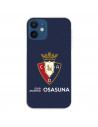 Funda para iPhone 12 Mini del Osasuna Escudo Fondo Azul - Licencia Oficial CA Osasuna