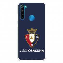 Funda para Xiaomi Redmi Note 8 del Osasuna Escudo Fondo Azul - Licencia Oficial CA Osasuna