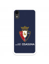 Funda para iPhone XR del Osasuna Escudo Fondo Azul - Licencia Oficial CA Osasuna