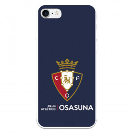 Funda para iPhone 7 del Osasuna Escudo Fondo Azul - Licencia Oficial CA Osasuna