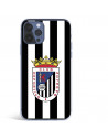 Funda para iPhone 12 Pro Max del Badajoz Escudo Blanquinegro - Licencia Oficial Club Deportivo Badajoz