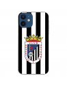 Funda para iPhone 12 Mini del Badajoz Escudo Blanquinegro - Licencia Oficial Club Deportivo Badajoz