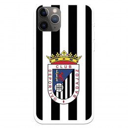 Funda para iPhone 11 Pro del Badajoz Escudo Blanquinegro - Licencia Oficial Club Deportivo Badajoz
