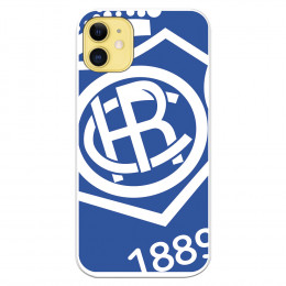 Funda para iPhone 11 del Recre Escudo Fondo Azul - Licencia Oficial Real Club Recreativo de Huelva