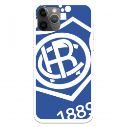 Funda para iPhone 11 Pro del Recre Escudo Fondo Azul - Licencia Oficial Real Club Recreativo de Huelva