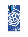 Funda para Huawei P30 Pro del Recre Escudo Fondo Azul - Licencia Oficial Real Club Recreativo de Huelva