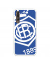 Funda para Huawei P20 Pro del Recre Escudo Fondo Azul - Licencia Oficial Real Club Recreativo de Huelva