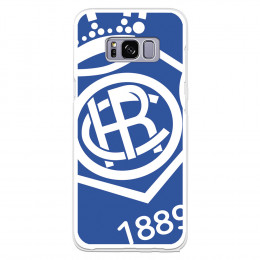 Funda para Samsung Galaxy S8 del Recre Escudo Fondo Azul - Licencia Oficial Real Club Recreativo de Huelva
