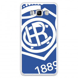 Funda para Samsung Galaxy J7 2016 del Recre Escudo Fondo Azul - Licencia Oficial Real Club Recreativo de Huelva