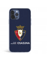 Funda para iPhone 12 Pro del Osasuna Escudo Fondo Azul - Licencia Oficial CA Osasuna