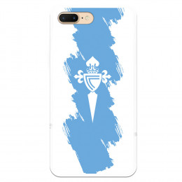 Funda para iPhone 8 Plus del Celta Escudo Trazo Azul - Licencia Oficial RC Celta