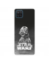 Funda para Samsung Galaxy A12 Oficial de Star Wars Darth Vader Fondo negro - Star Wars