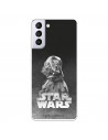 Funda para Samsung Galaxy S21 Plus Oficial de Star Wars Darth Vader Fondo negro - Star Wars