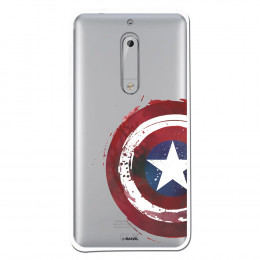 Carcasa Oficial Escudo Capitan America para Nokia 5- La Casa de las Carcasas