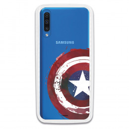 Carcasa Oficial Escudo Capitan America para Samsung Galaxy A70- La Casa de las Carcasas
