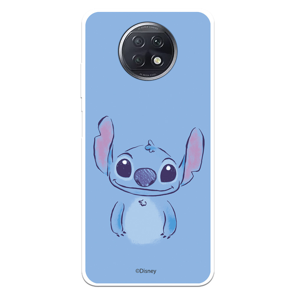 Funda para Xiaomi Redmi Note 9 Pro Oficial de Disney Stitch Azul