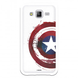 Carcasa Oficial Escudo Capitan America para Samsung Galaxy J5- La Casa de las Carcasas