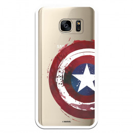 Carcasa Oficial Escudo Capitan America para Samsung Galaxy S7- La Casa de las Carcasas