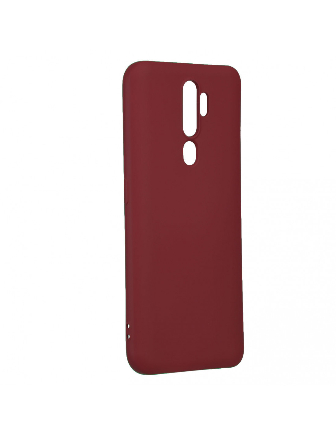 Funda Silicona Líquida Ultra Suave para Oppo A74 4G color Roja