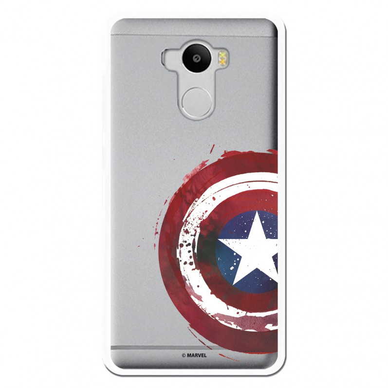Carcasa Oficial Escudo Capitan America para Xiaomi Redmi 4- La Casa de las Carcasas