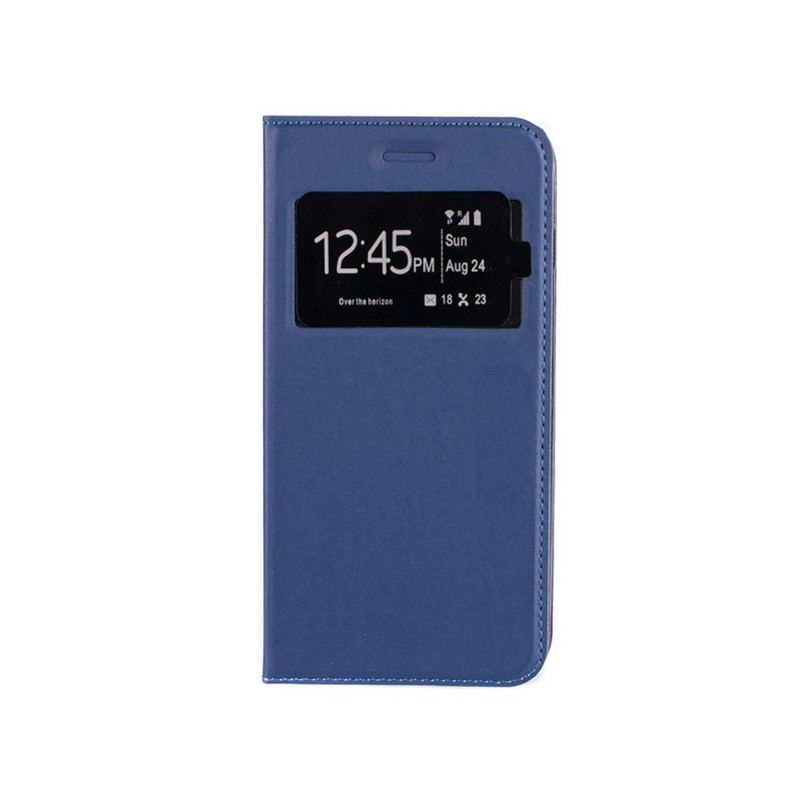 Bolso para BQ Aquaris x smartphone Book-style funda libro azul funda protectora