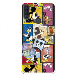 Funda para Samsung Galaxy M11 Oficial de Disney Mickey Comic - Clásicos Disney