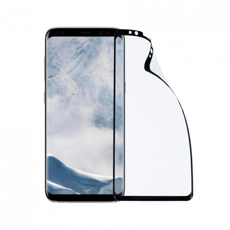 Cristal Templado Completo Negro Irrompible para Samsung Galaxy S9