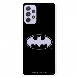 Funda para Samsung Galaxy A72 5G Oficial de DC Comics Batman Logo Transparente - DC Comics