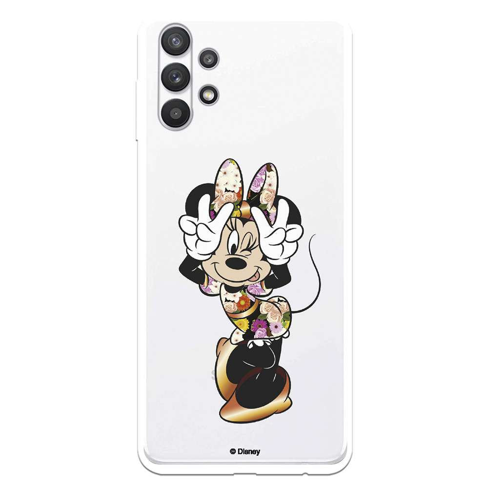 Funda para Samsung Galaxy A23 5G Oficial de Disney Mickey y Minnie Posando  - Clásicos Disney