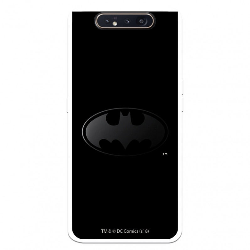 Funda para Samsung Galaxy A80 Oficial de DC Comics Batman Logo Transparente - DC Comics