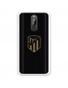 Funda para Xiaomi Redmi 8 del Atleti Escudo Dorado Fondo Negro - Licencia Oficial Atlético de Madrid