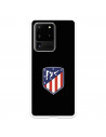 Funda para Samsung Galaxy S20 Ultra del Atleti Escudo Fondo Negro - Licencia Oficial Atlético de Madrid