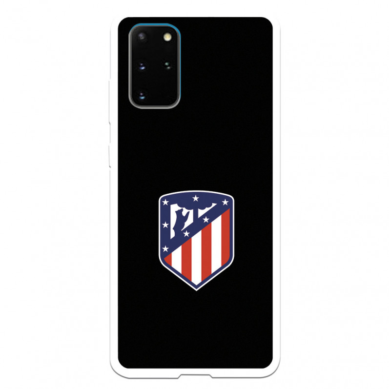 Funda para Samsung Galaxy S20 Plus del Atleti Escudo Fondo Negro - Licencia Oficial Atlético de Madrid
